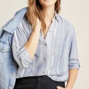 Maeve Chatham Striped Buttondown